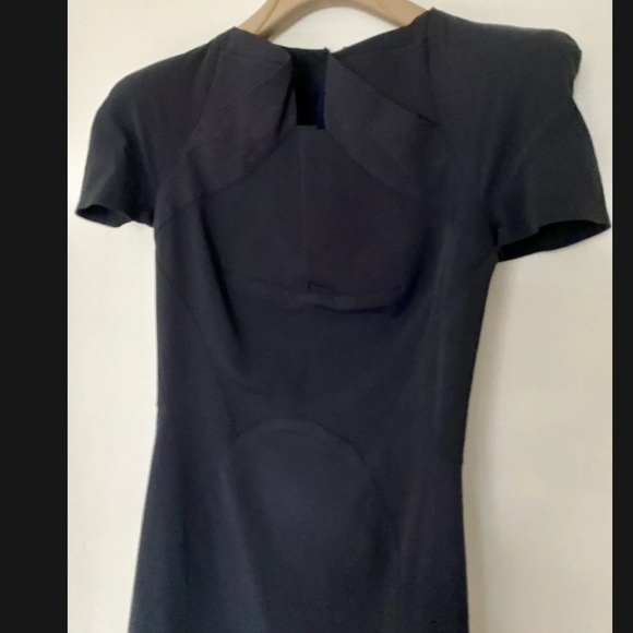 Spring 2012 Runway Zac Posen Navy Dress, Sz 4 - Picture 2 of 11